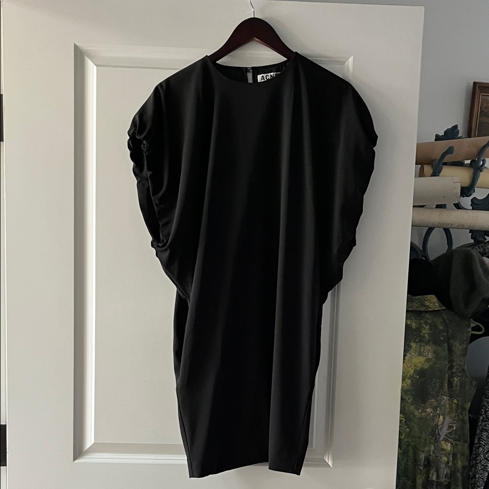 Acne Classic Black Mini Dress